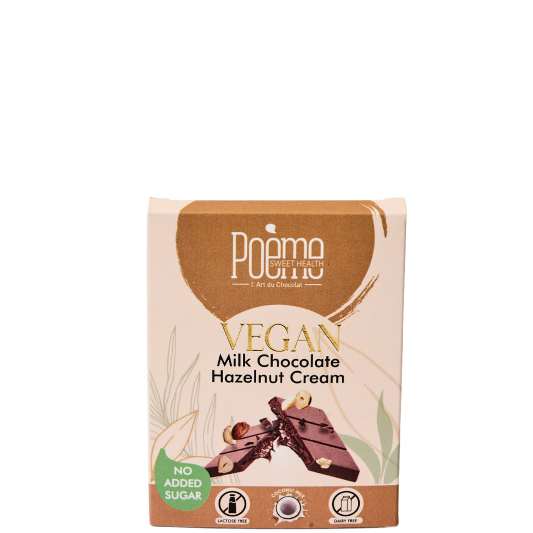 Vegan Hazelnut Cream Coconut Chocolate Bar