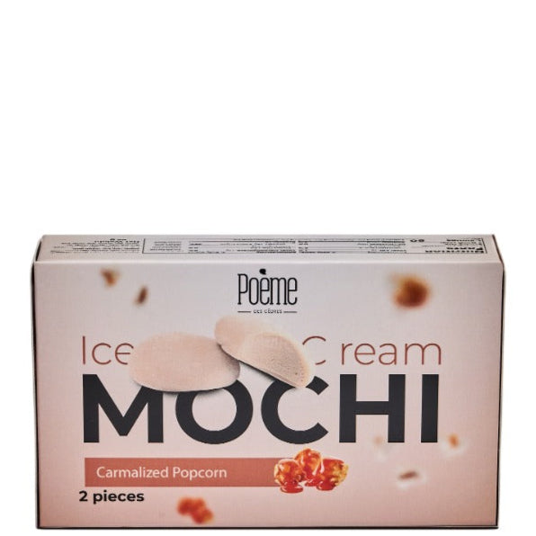 Carmalized Popcorn Mochi Ice Cream
