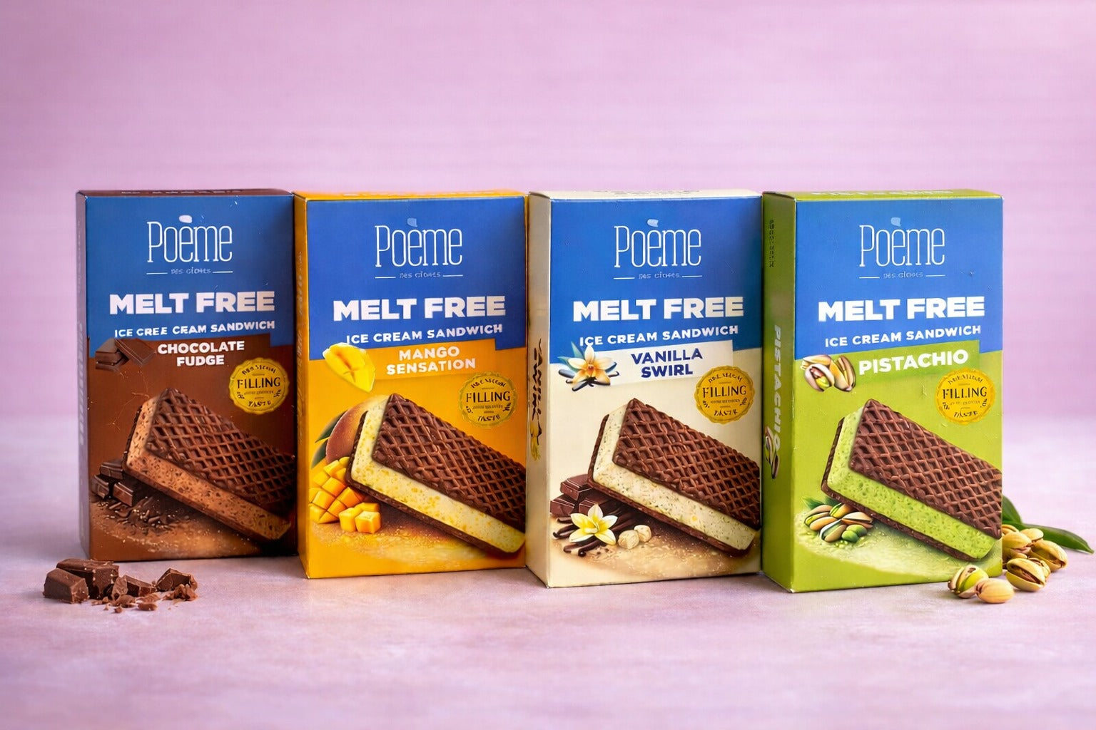 Melt-Free Icecream Sandwich