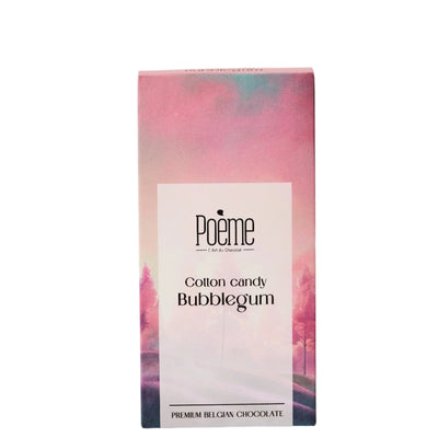 Cotton Candy Bubble Gum Chocolate Bar